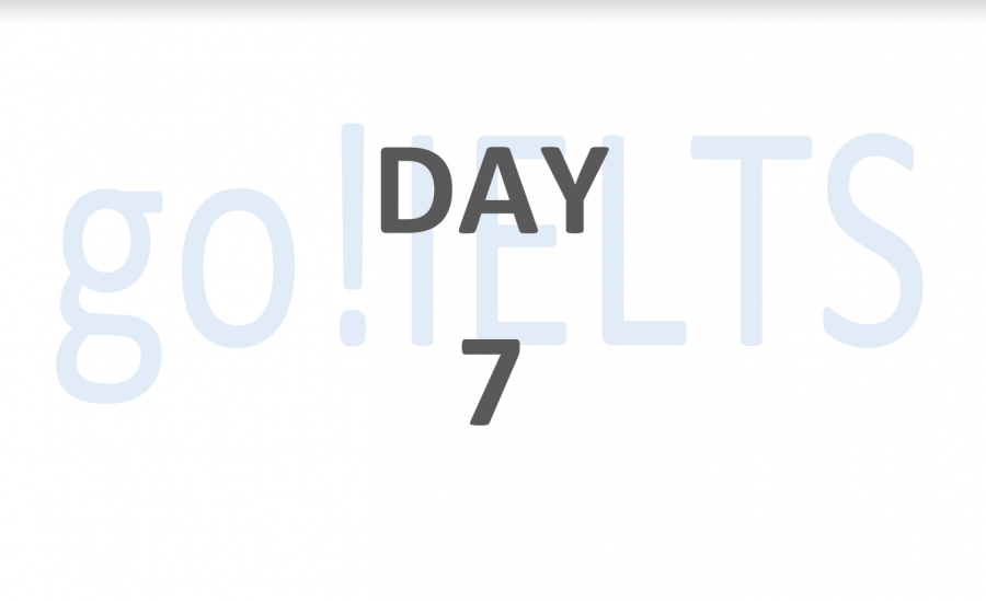 The 20 day IELTS ESSAY workout Day 7