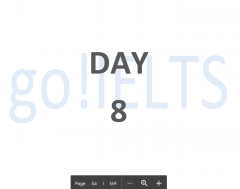 The 20 day IELTS ESSAY workout Day 8
