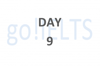 The 20 day IELTS ESSAY workout Day 9