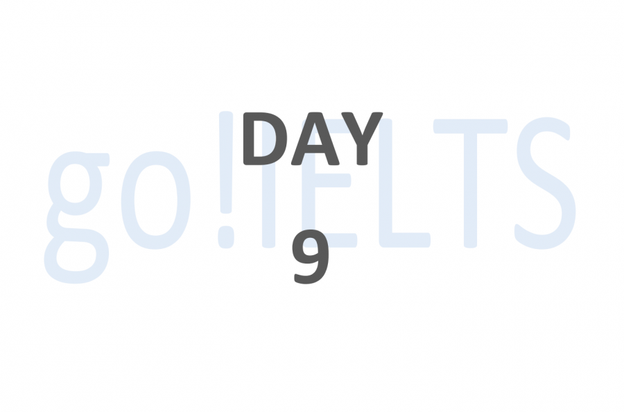 The 20 day IELTS ESSAY workout Day 9