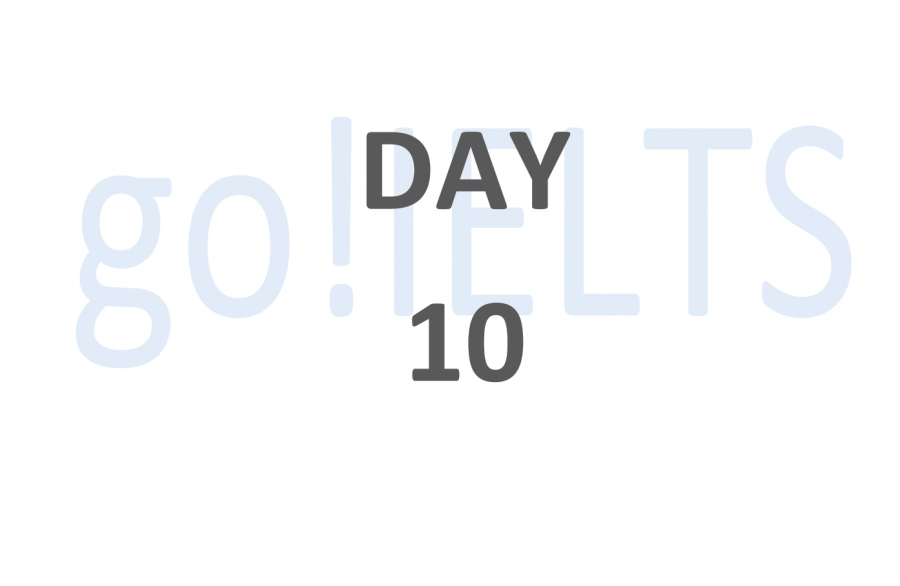 The 20 day IELTS ESSAY workout Day 10