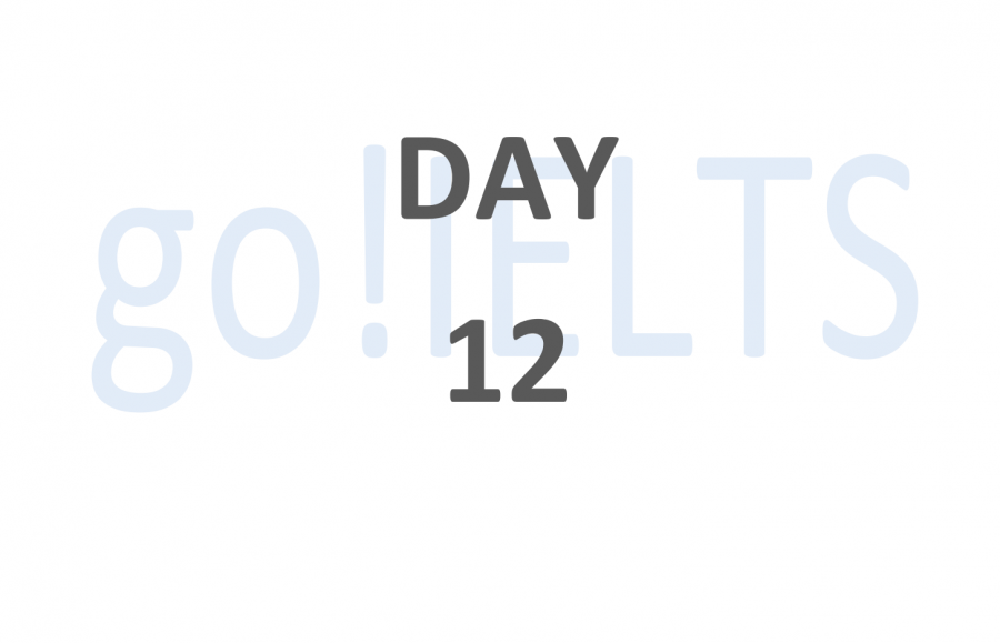 The 20 day IELTS ESSAY workout Day 12