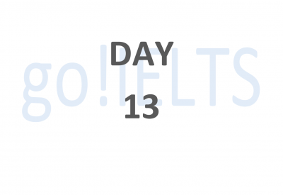 The 20 day IELTS ESSAY workout Day 13