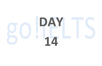 The 20 day IELTS ESSAY workout Day 14
