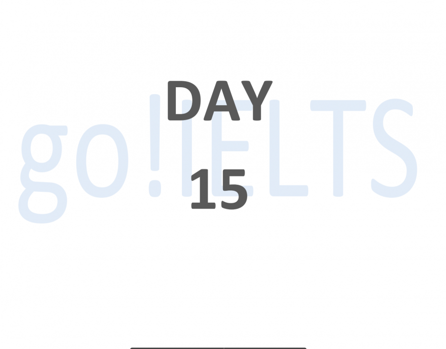 The 20 day IELTS ESSAY workout Day 15