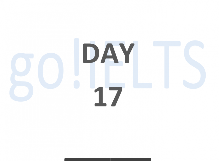 The 20 day IELTS ESSAY workout Day 17
