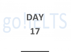 The 20 day IELTS ESSAY workout Day 17