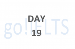 The 20 day IELTS ESSAY workout Day 19